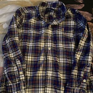 Boys Polo Collar Button Shirt